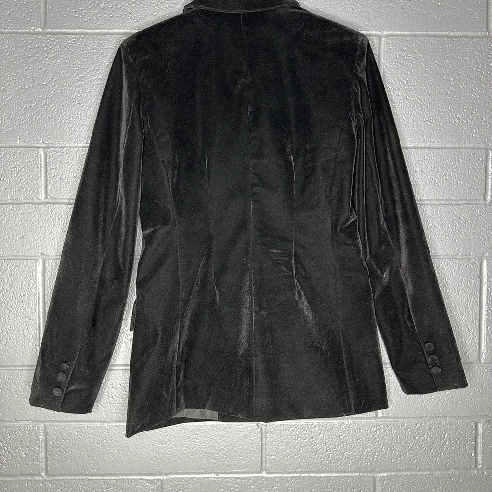 Steve Madden - Elegant Black Velvet Jacket - Picture 7 of 14
